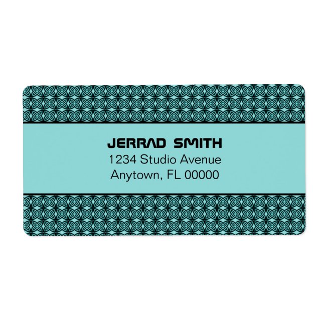 Blissvoll chic Shipping Labels (Vorne)