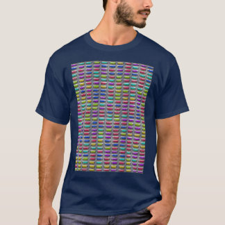 Blisterpackung mit Regenbogenfarben T-Shirt