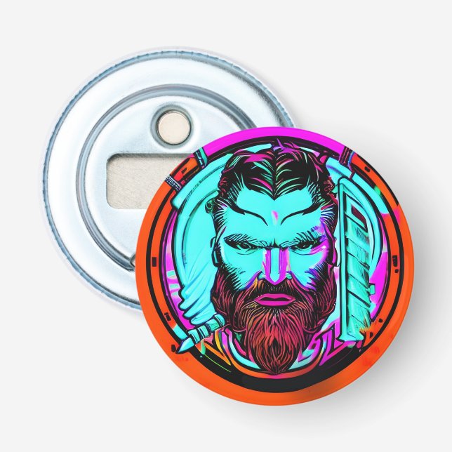 Blisterpackung Retro Flaschenöffner (Vorderseite)