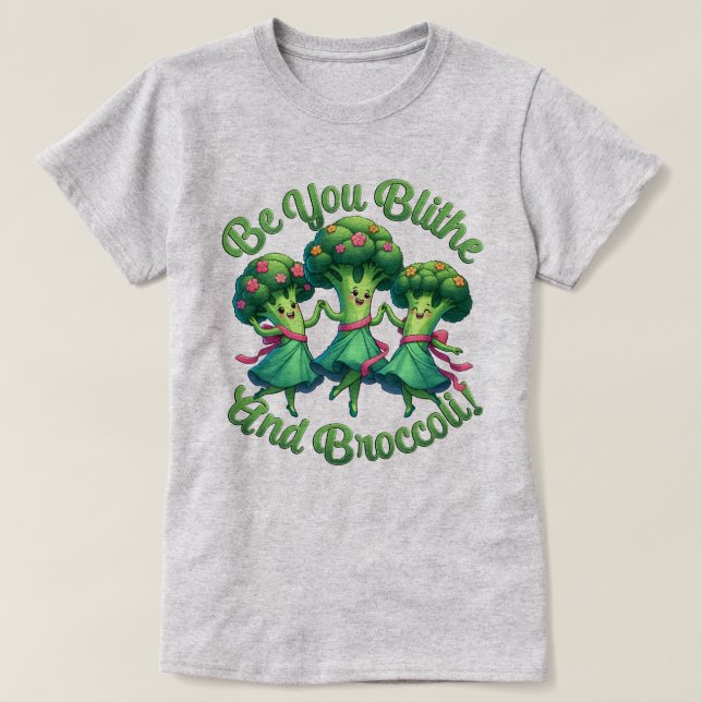 Blithe und Broccoli T-Shirt (Design vorne)