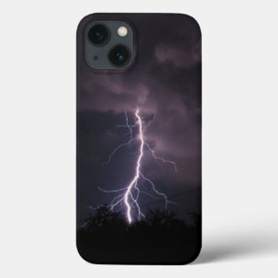 Blitz am Nachthimmel iPad-Hülle iPhone 13 Hülle