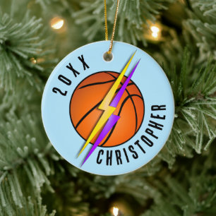 Blitz Basketball Weihnachten Keramik Ornament