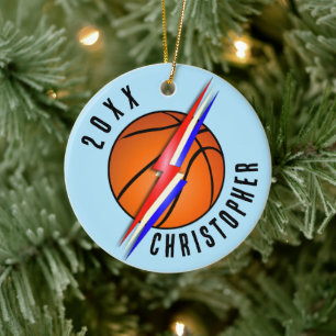 Blitz Basketball Weihnachten Keramik Ornament