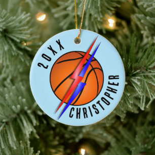 Blitz Basketball Weihnachten Keramik Ornament