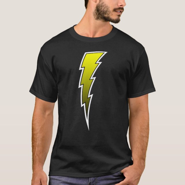 Blitz-Bolzen - Gelb T-Shirt (Vorderseite)