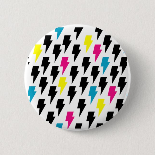 Blitz-Bolzen-Knopf Button (Vorderseite)