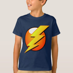 Blitz-Bolzen scherzt dunkle T-S T-Shirt