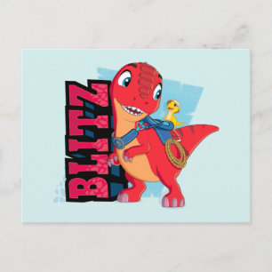 Blitz   Dino Ranch Postkarte