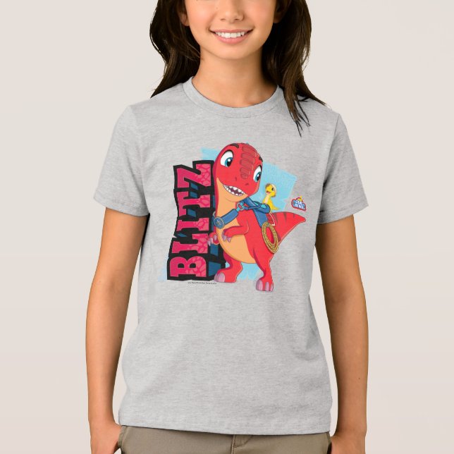 Blitz | Dino Ranch Tri-Blend Shirt (Vorderseite)