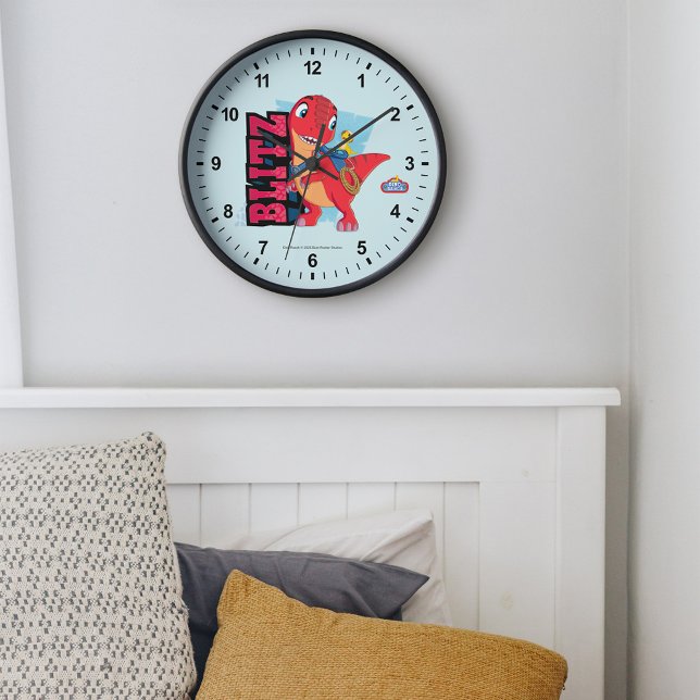 Blitz | Dino Ranch Uhr (Clock on wall)