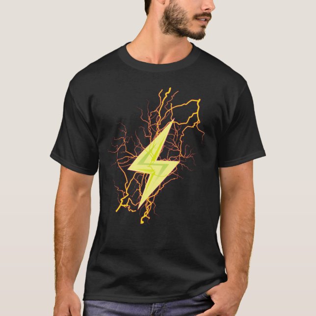 Blitz, Donner und Power T-Shirt (Vorderseite)