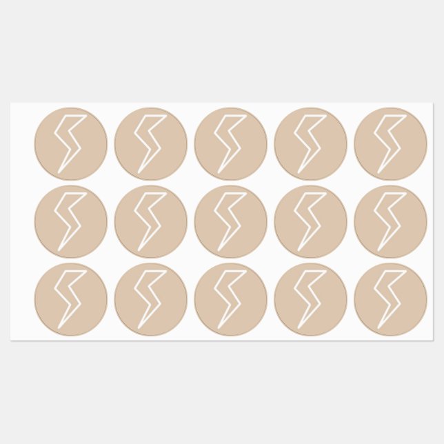 Blitz Electric Etiketten (Blatt)