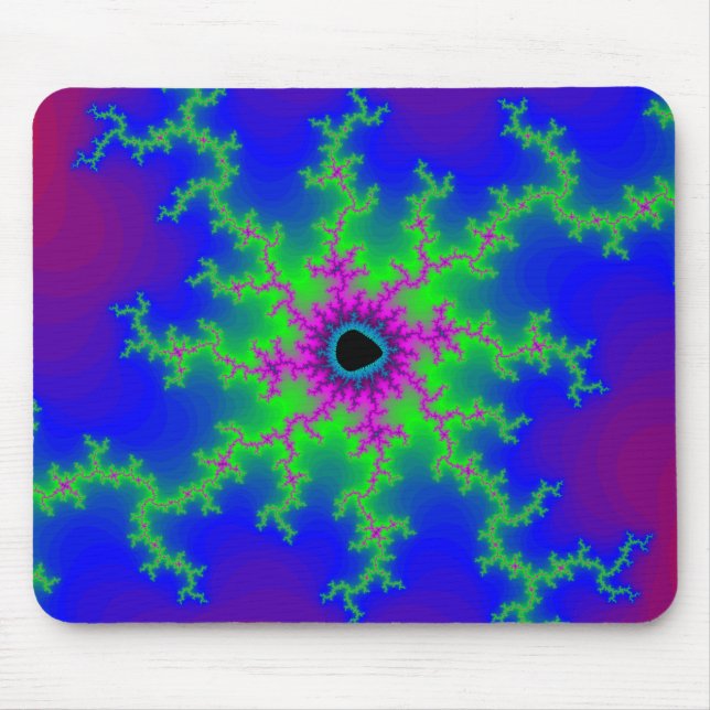 Blitz-Fraktal: Mousepad (Vorne)