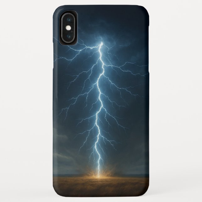 Blitz-Handyhülle – Elektrisierender Stil Case-Mate iPhone Hülle (Rückseite)