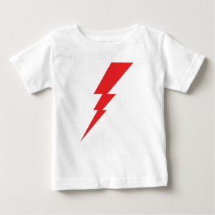 Blitz mit rotem Blitz Baby T-shirt