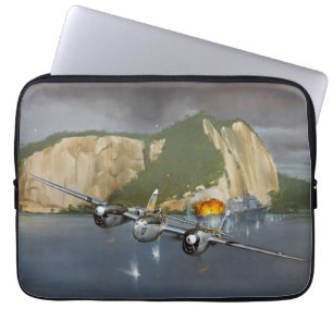 Blitz P-38 im Kampf Laptopschutzhülle