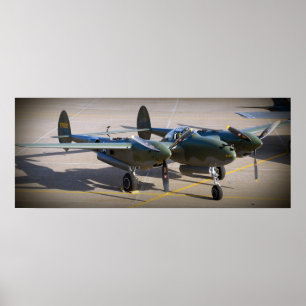 Blitz P-38 Poster