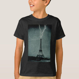 Blitz schlägt in den Eiffelturm ein, 1902 T-Shirt