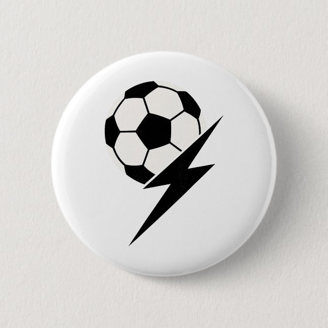 Blitz Soccer Coach Trainer oder Team Lea Button (Vorderseite)