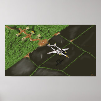 Blitz Tiefpaßneu-guinea im Dezember 1943 Poster