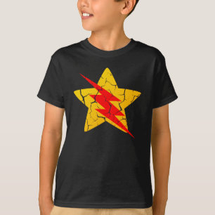 Blitz und Sternkreuz T-Shirt