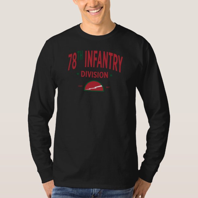 Blitzabteilung - 78. Infanterieabteilung Long T-Shirt (Vorderseite)