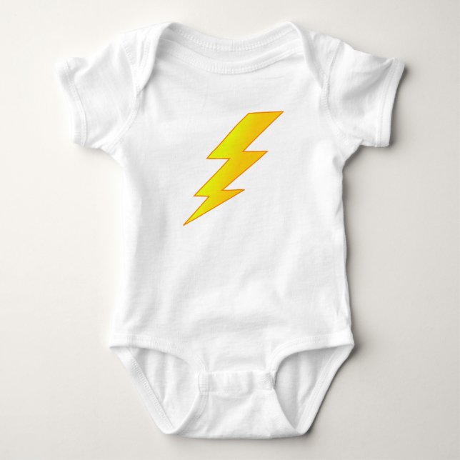 Blitzbolzen Baby Strampler (Vorderseite)
