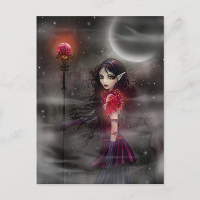 Blitzdrache-Postkarte Postkarte (Vorderseite)