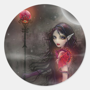 Blitzdrachenkleber Runder Aufkleber