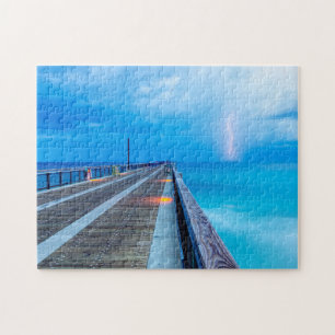 Blitze am Navarre Beach Pier Puzzle