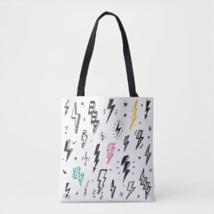 Blitze Bolzen Vintages Set. Hand Drawn Doodle Lig