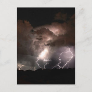 Blitze epischen Power. Postkarte