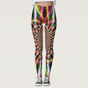 Blitze Regenbogen-Leggings Leggings