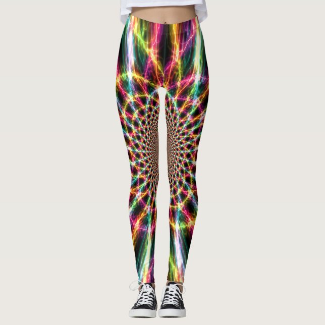 Blitze RegenbogenLeggings Leggings (Vorderseite)