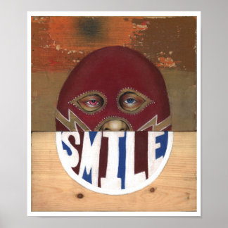 Blitze schlagen ein Lächeln Poster