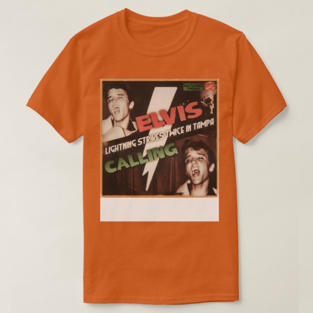 Blitze Strikes zweimal TShirt (Design vorne)