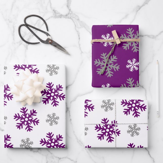 Blitzen Geschenkpapier Set (Vorderseite)
