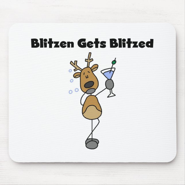 Blitzen Gets Blitzed Mousepad (Vorne)