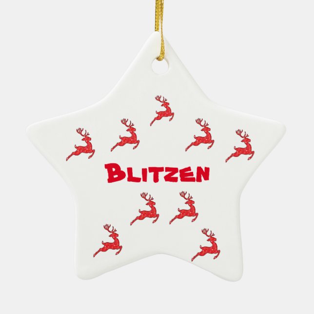 Blitzen - Ornament (Die Rentiere) (Hinten)