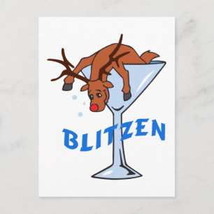 Blitzen Postkarte
