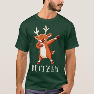 BLITZEN Santas Reindeers Familie passt Weihnachten T-Shirt