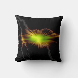 Blitzende Fantasie Art Design Abstraktes Kissen