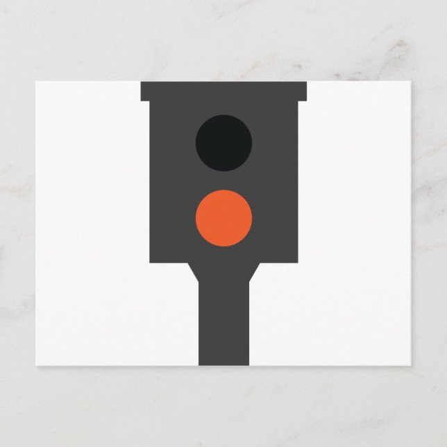 Blitzer-Symbol Postkarte (Vorderseite)