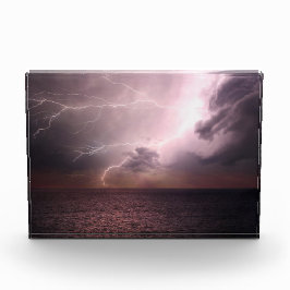 Blitzlichter Ozean Fotoblock