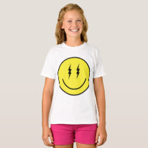 Blitzschlag-Augen-Emoji-Gelb-Gesicht-Emoticon