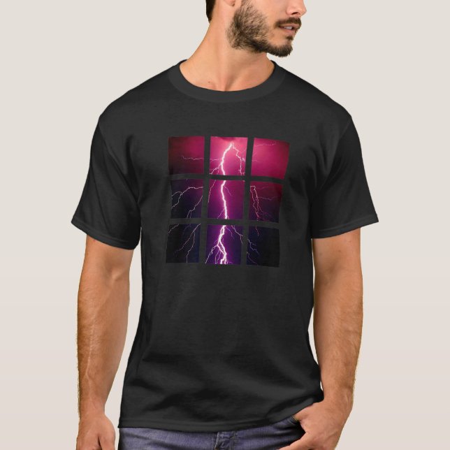 Blitzschlag des Blitzschlagsturms T-Shirt (Vorderseite)