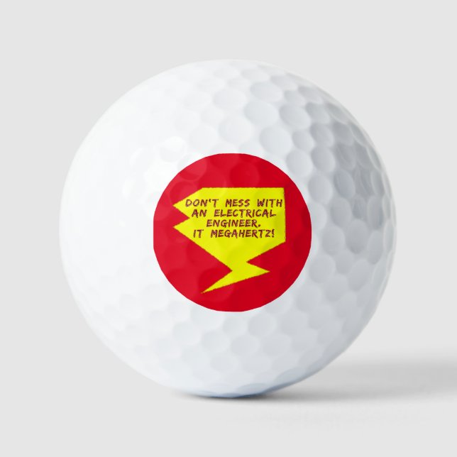 Blitzschlag des Ingenieurs Golfball (Vorderseite)