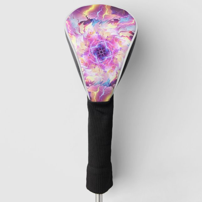 Blitzschlag Golf Headcover (Vorderseite)