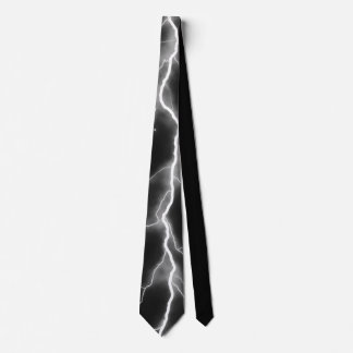 Blitzschlag - Grauer Neck Tie Krawatte