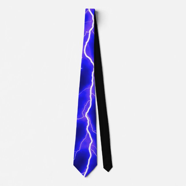 Blitzschlag - Indigo Neck Tie Krawatte (Vorderseite)